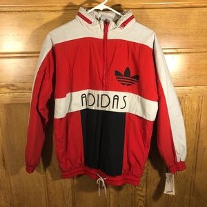 NWT Adidas windbreaker youth XL 90’s